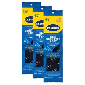 Stay Odor-Free & Dry Comfort Insoles with Odor-X? (3 Pack)