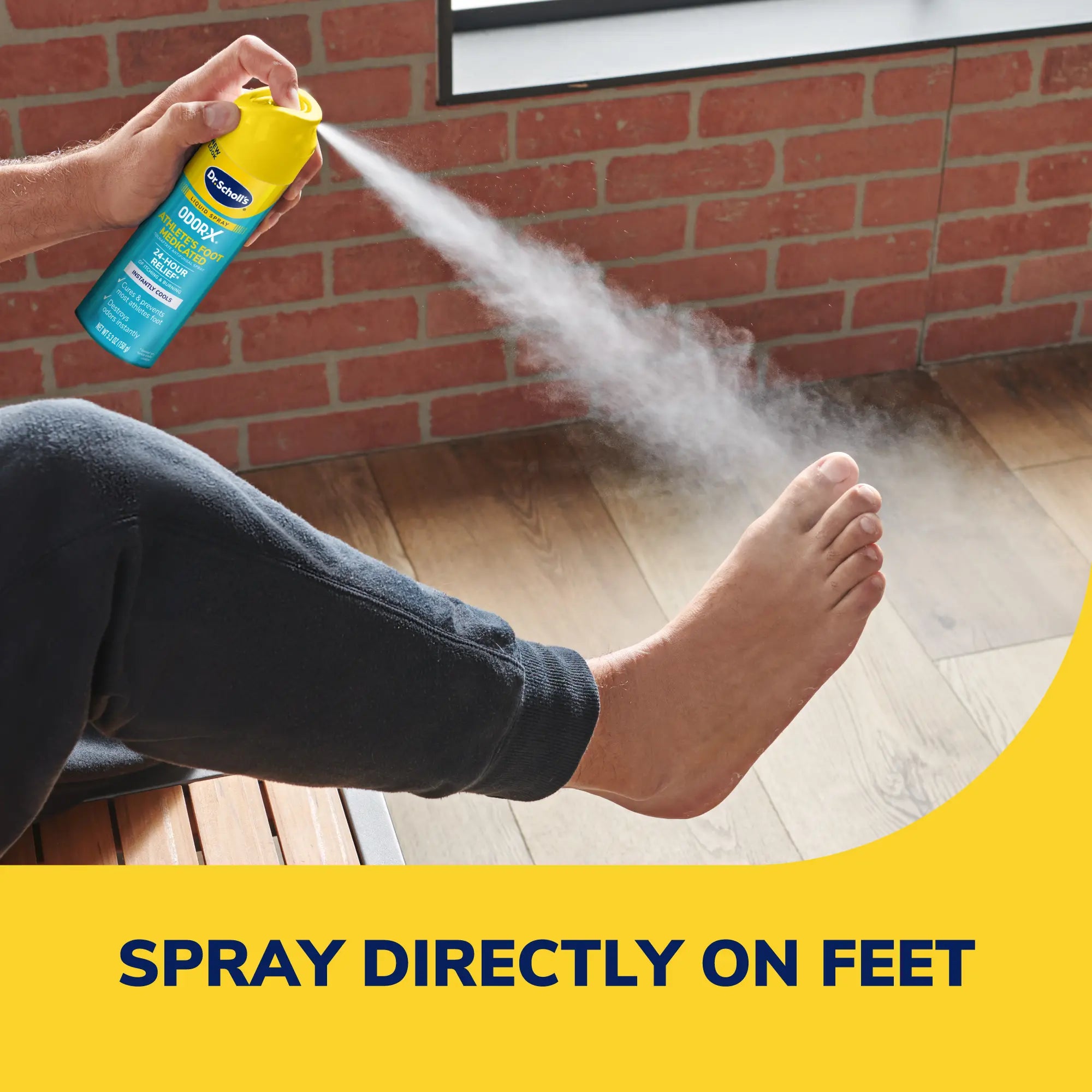 Odor-X® Athlete's Foot Medicated Liquid Spray - Image 3