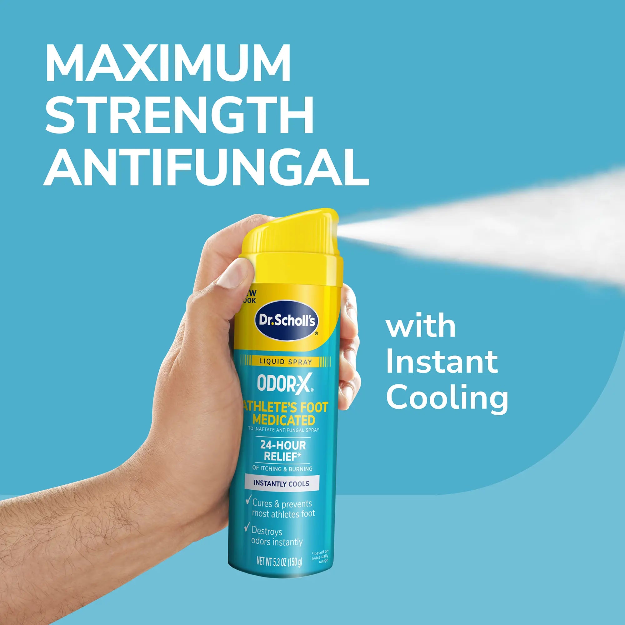 Odor-X® Athlete's Foot Medicated Liquid Spray - Image 5