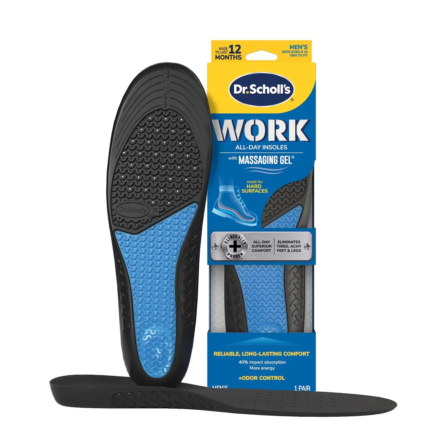 Work Insoles with Massaging Gel?