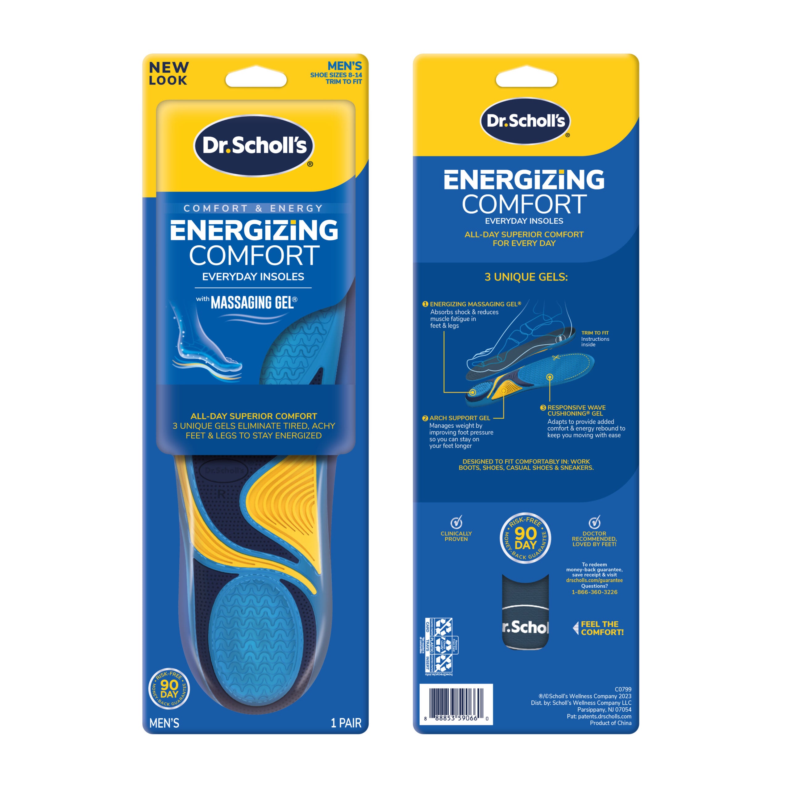 Energizing Comfort with Massaging? Gel Insoles - Image 2