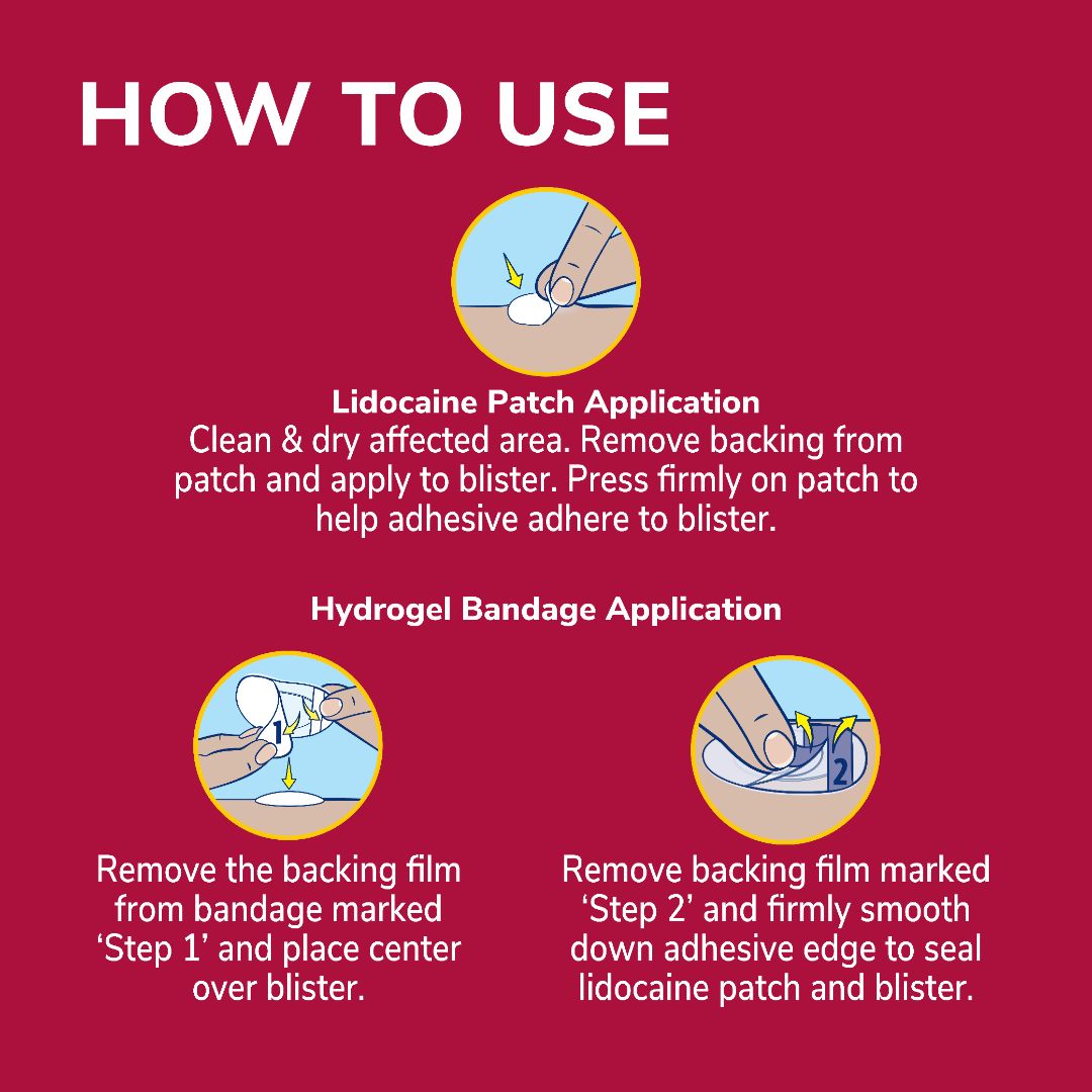 Blister Pain Relief Complete Kit with Lidocaine - Image 8