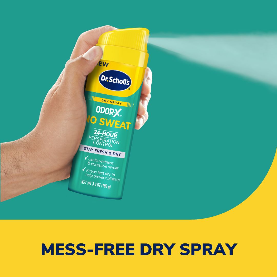 Odor-X? No Sweat Dry Spray - Image 5