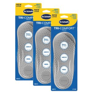 Tri-Comfort? Insoles (3 Pack)