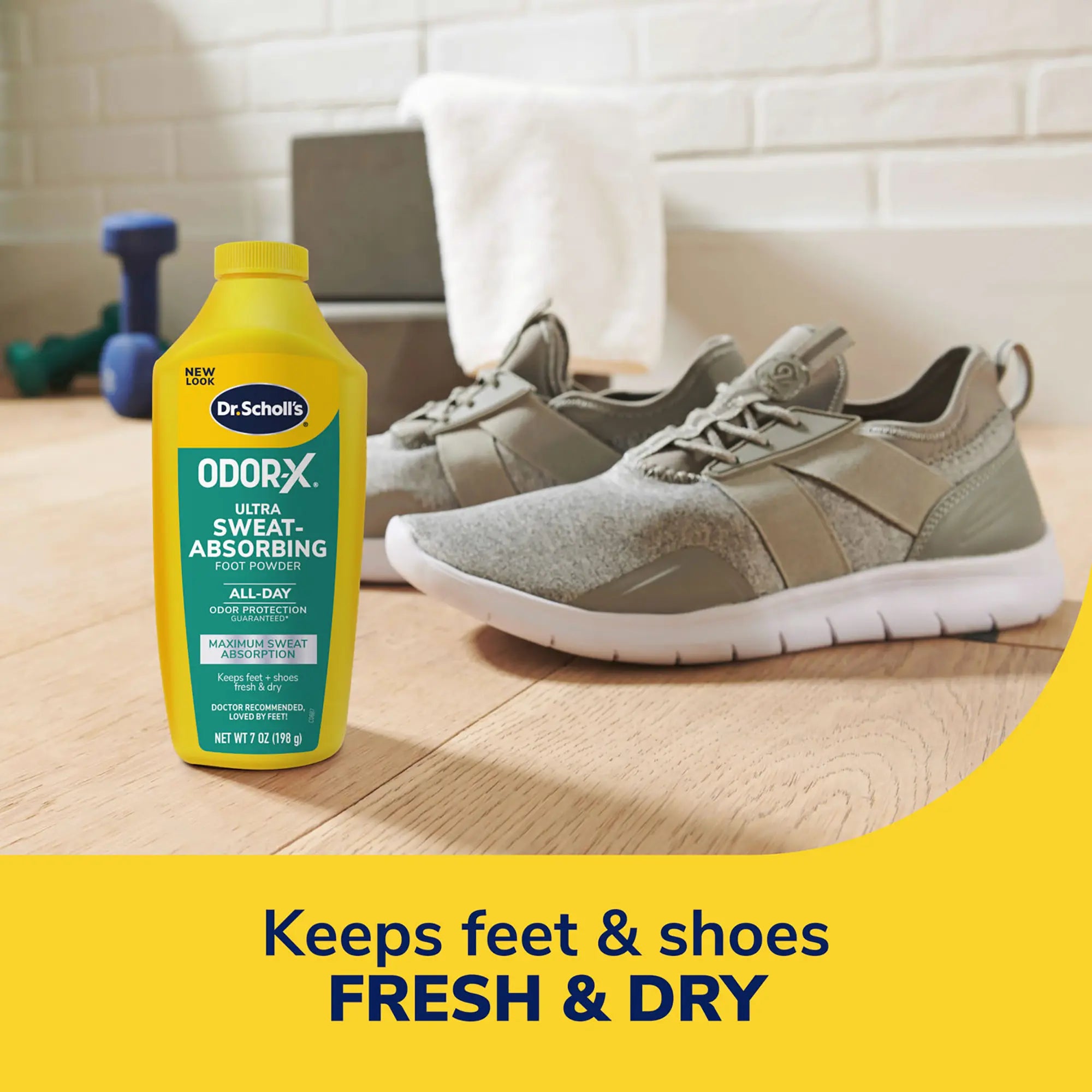 Odor-X® Ultra Sweat-Absorbing Foot Powder - Image 2