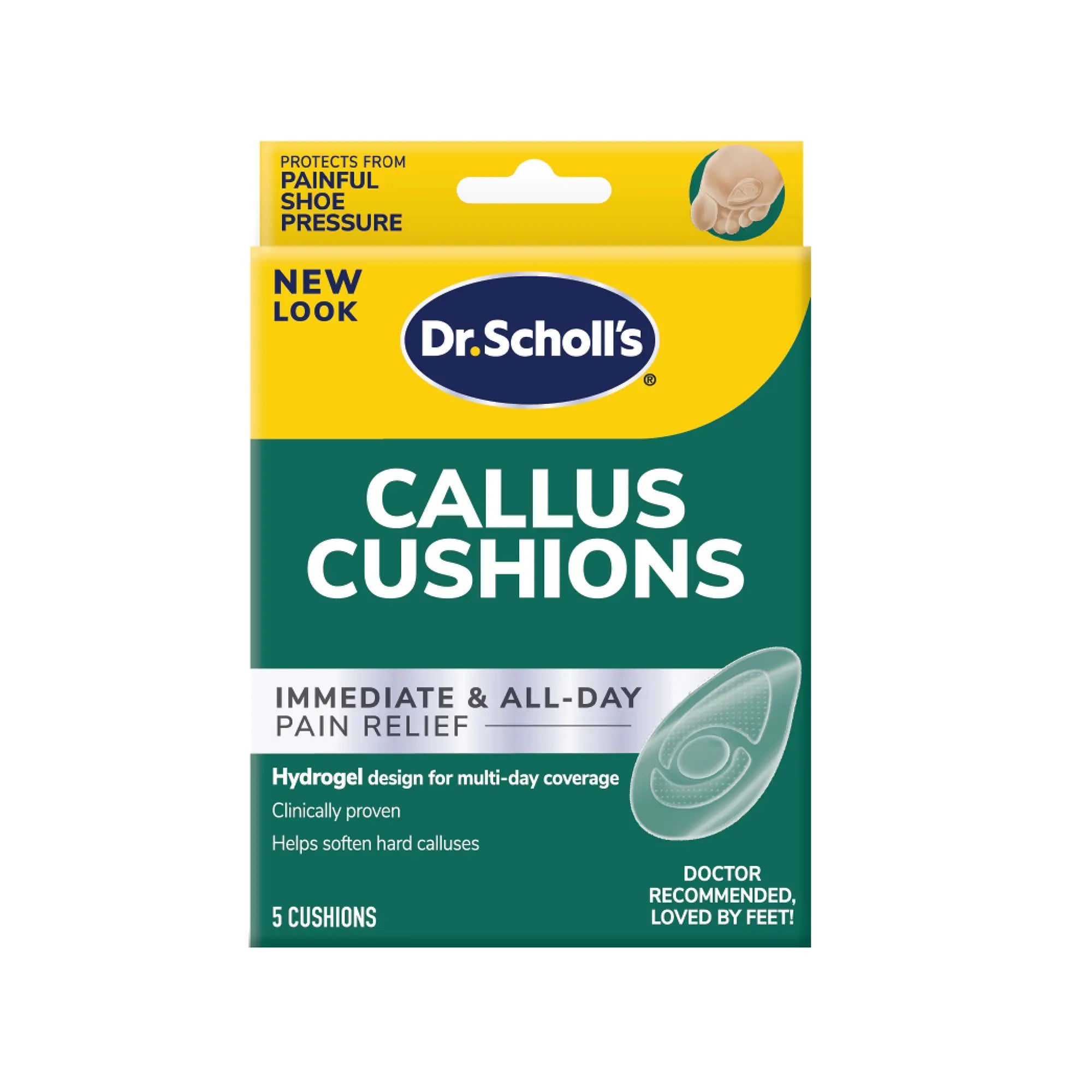 Callus Cushions with Hydrogel Technology