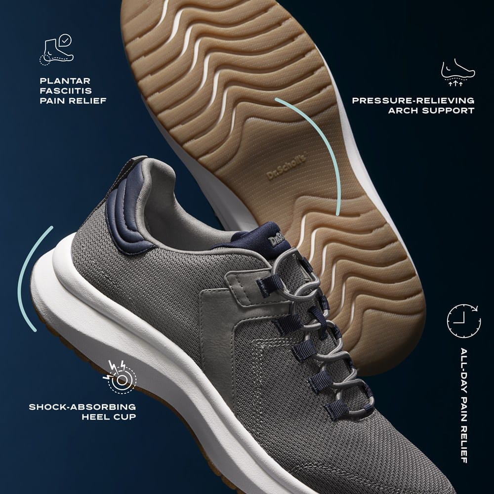 Men's Feel Relief Plantar Fasciitis Slip On Sneaker - Image 9